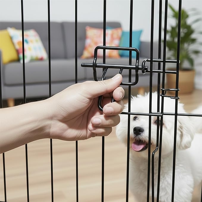 Pet Trex 24" Exercise Playpen for Dogs Eight 24" x 24" High Panels with Gate