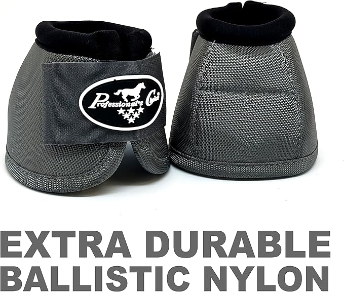 Professional's Choice Horse Equine Overreach Ballistic Bell Boots Navy Blue