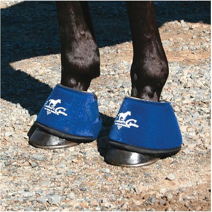 Professional's Choice Quick-Wrap Bell Boots | Ultimate in Hoof and Soft Tissue Protection | 360 Degree Wrap | Small, Medium, Large
