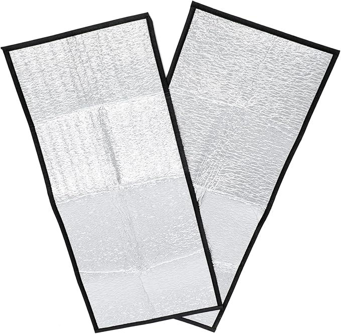 jojofuny Reptile Heating Pad Insulation Film Keep Warming Heat Mat Under Tank Terrarium Heater Set for Pets 2pcs