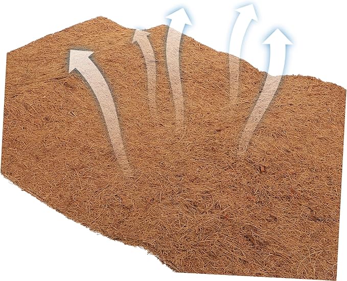 BESPORTBLE Coconut Substrate Reptile Supplies Reptile Bed Mat Terrarium Bedding Breathable