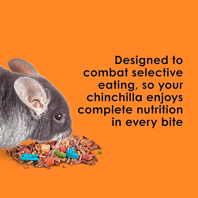 Kaytee Fiesta Chinchilla Food, Nutritious and Fun Blend, Supports Dental Health and Digestion, 2.5 pounds