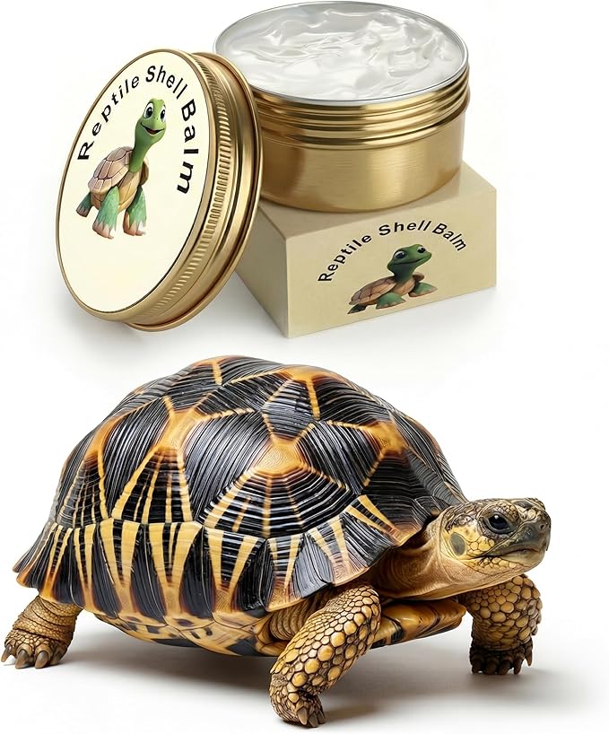 2.7 Oz Tortoise Shell Balm Ointment for Sulcata, Russian & Hermann ?€? Shell Conditioner Cream for Dry, Dull Scutes ?€? Reptile Wax Treatment for Turtle Lotion