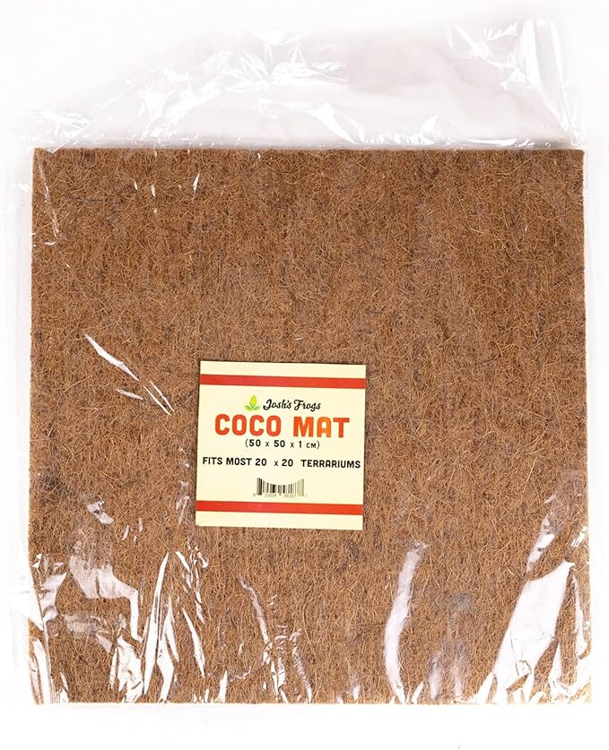 Josh's Frogs Coco Mat- Substrate or Terrarium Background (20"x20")