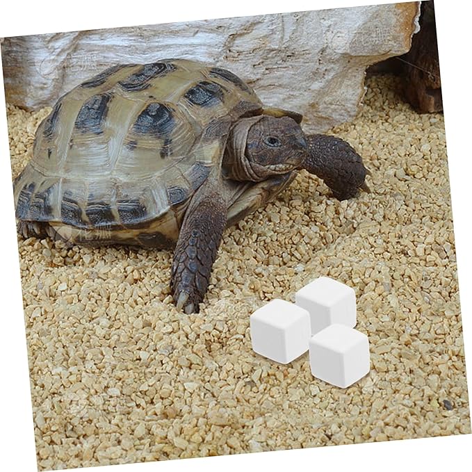 UPKOCH 6pcs Crab Soil Mineral Stones for Reptile Tank Chinchilla Lava Bite Small Pet Chew Toy