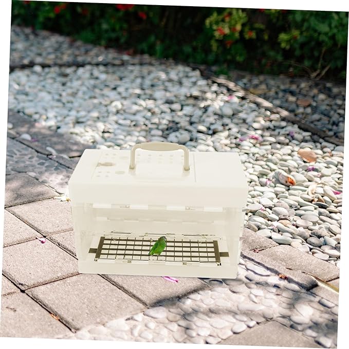 GALPADA Portable Parrot Carrier Cage Small Cage for Parakeets Ventilation for Air Circulation for Outdoor Use and Pet Comfort