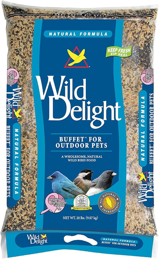 Wild Delight Buffet Wild Bird Food, 20 lb