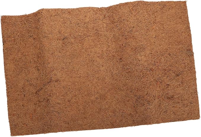 Happyyami Natural Coconut Fiber Reptile Bedding Liner Terrarium Mat for Turtles Lizards and Snakes Breathable Coconut Substrate for Reptile Habitat Care