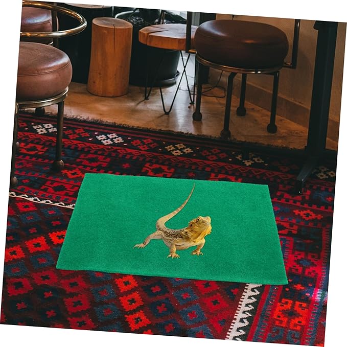 2pcs Convenient Reptile Carpet Tortoise Supply Water Turtle Frog Lizard Tortoise Habitat Accessories