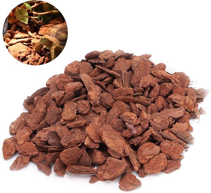 Honio Bark Bedding, Tortoise Bedding Can Provide Them with a Much Safer Environment Safely for Indoor Plants for Reptile Life for Gardening for Pet Bedding