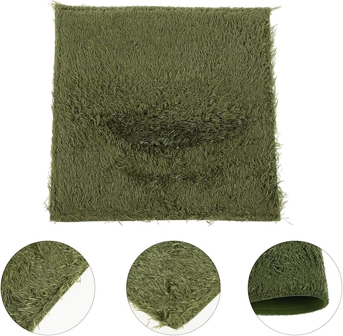 Luxshiny Reptile Carpet Mat Substrate Liner for Climbing Pets Non-Toxic Turtle Lizard Terrarium Bedding Fit Moss Liner for Bearded Dragons and Tortoises