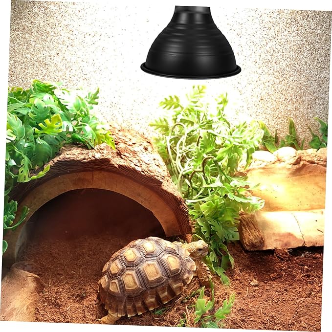 Heat Lamp Cover for Reptiles Lampshade Shell for Geckos Insulation Lampshade for Pet Lizards Easy Install Reptile Lamp Accessory