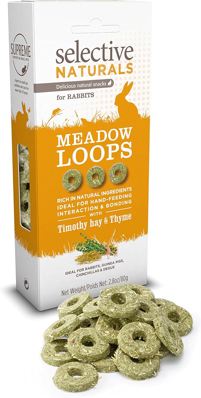 Supreme Petfoods Selective Naturals Meadow Loops For Rabbits 2.8Oz (Pack Of Four)