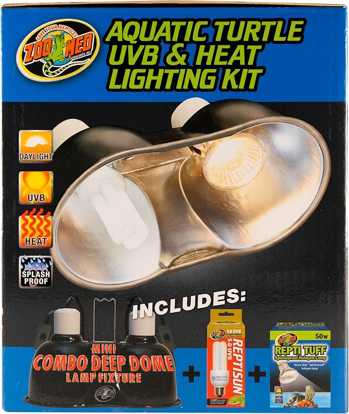 Zoo Med Aquatic Turtle UVB & Heat Lighting Kit