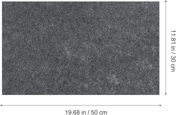 PRETYZOOM 4pcs Reptile Carpet Liner Substrate for Terrarium Tank, Absorbent Gecko Carpet and Turtle Bedding Mat, Non-Adhesive Moisture Retention Pad, 50x30cm Gray and Green for Lizards,