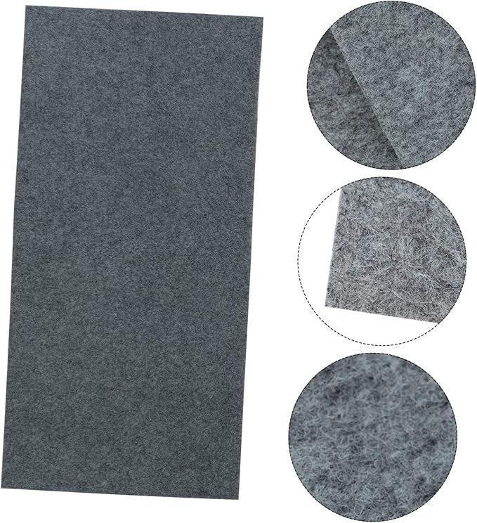 Yardwe Beard Dragon Lizard Carpet Substrate Liner for Reptile Terrarium Moisture Retentive Pet Bedding Mat Gray Climbing Environment for Tortoise and Lizards