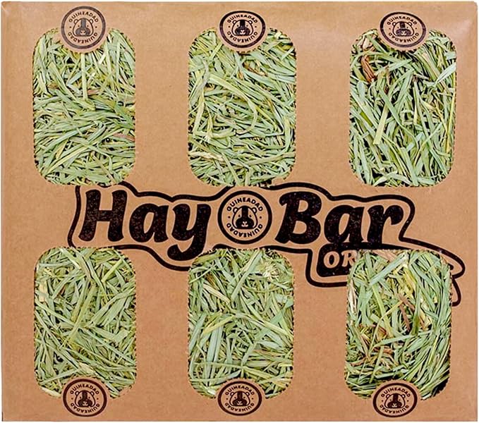 GuineaDad Guinea Pig Orchard Hay Bar – 5 Pack of Guinea Pig Hay – Premium Hay for Guinea Pigs, Rabbits, and Chinchillas – Filtered, Fresh, and Easy to Feed
