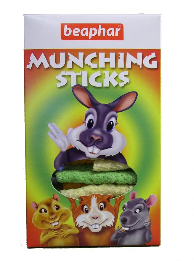 Beaphar Munching Sticks Snack for Rabbits, Guinea Pigs, Hamsters & Chinchillas 150 g