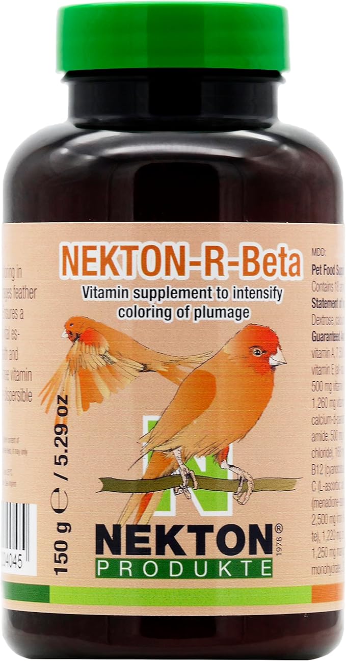 Nekton R-Beta Enhances Pink Color in Birds, 150g / 5.29oz
