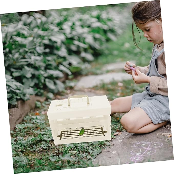 GALPADA Portable Parrot Carrier Cage Small Cage for Parakeets Ventilation for Air Circulation for Outdoor Use and Pet Comfort
