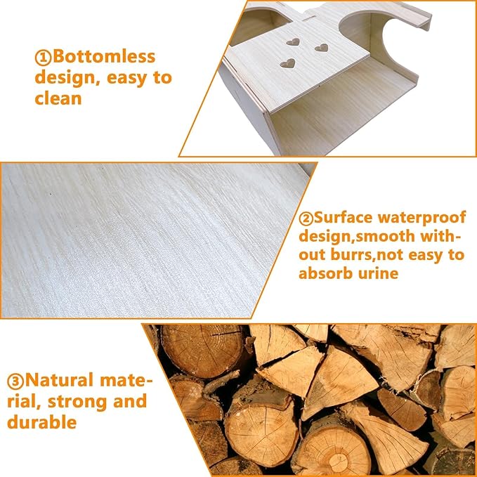 Hamster Hideout House Multi Chamber Rat Hide Hut Castle Large Climbing Playground Exploring Labyrinth Tunnel Toy for Syrian Dwarf Gerbils Hamsters Mice (Pattern A)