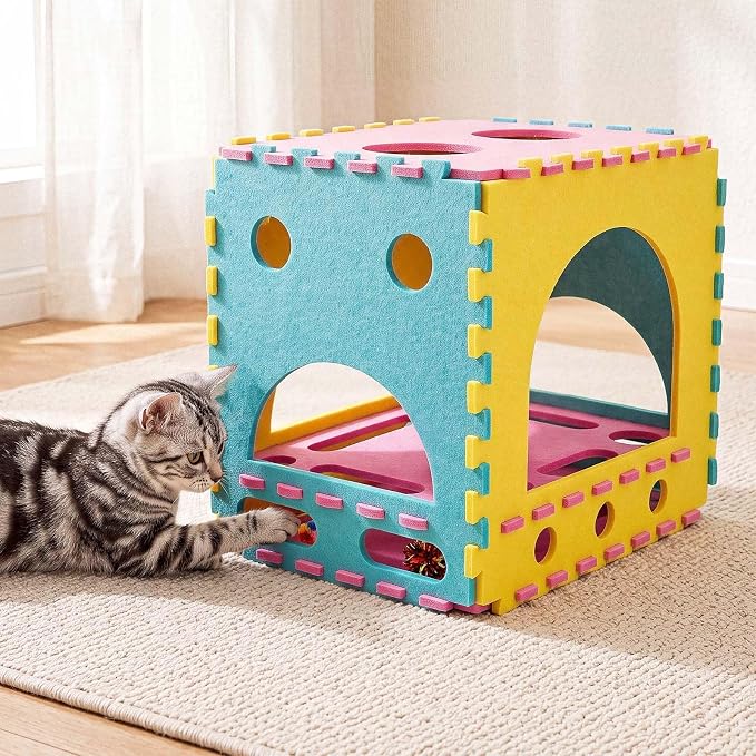 41 Pcs Interactive Cat Toys with Cat Puzzle Box, Cat Puzzle Toys, Kitten Toy - Image 4