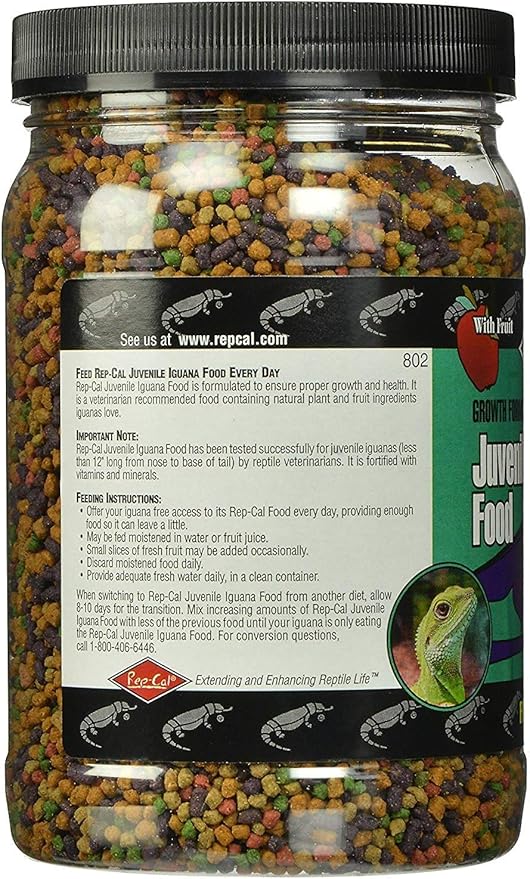 Rep-Cal Juvenile Iguana Food 14.5 oz - Pack of 2