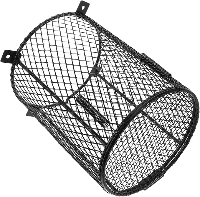 Removable Lampshade for Reptile Cage Heat Lamp Grille for Leopard Gecko Reptile Pet Heating Lamp Cover