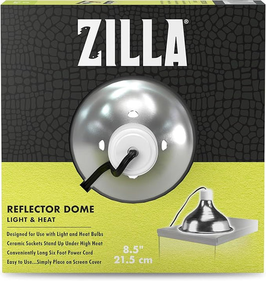 Zilla Silver Reflector Domes 8.5 Inches