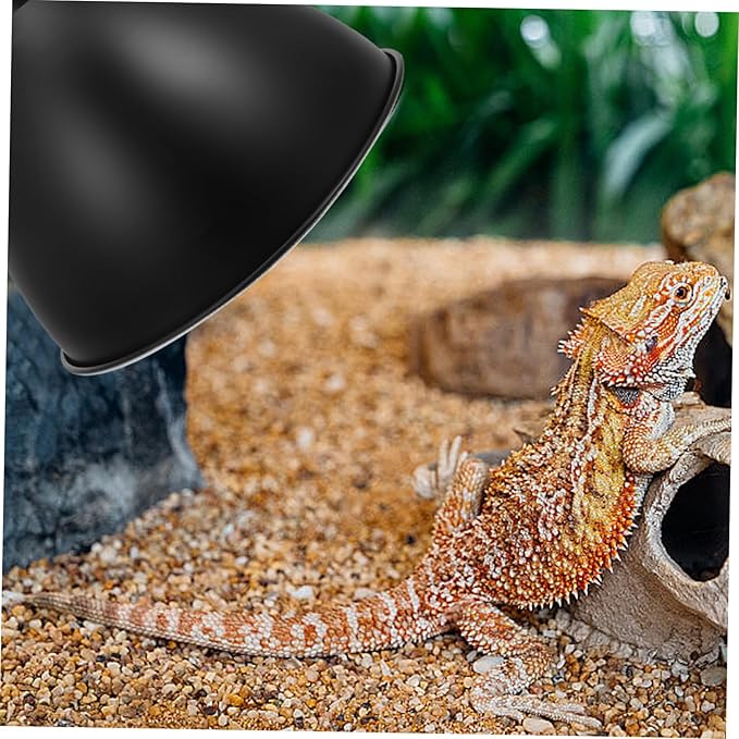 STOBAZA 3pcs Box Reptile Habitat Lighting Shade Reflective Cover for Reptile Heating Lamp Insulation Lamp Reflector for Pet Safety