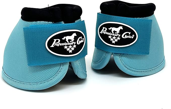 Professional's Choice Horse Equine Overreach Ballistic Bell Boots Navy Blue