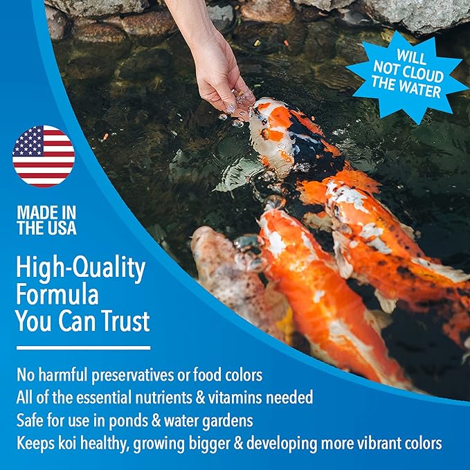 MICROBE-LIFT MLLVMMD Variety Mix Floating Fish Food Pellets and Sticks for Ponds, Water Gardens, and Fountains, for Live Goldfish and Koi, 2.25 Pounds