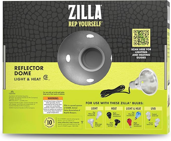 Zilla Silver Reflector Domes 5.5 Inches