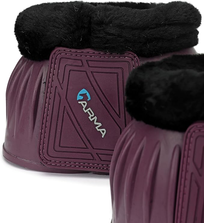 ARMA Fleece Trim Bell Boot (Black Cherry, Pony)