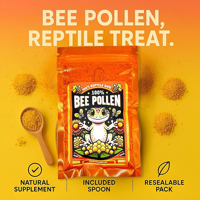 CTWPets 100% Bee Pollen Powder - Food for Reptiles