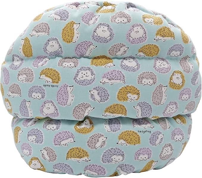 Handmade Portable Sleeping Bag Pouch Hideout Cave Habitat for Hedgehog Guinea Pig Hamster Ferret Squirrel Small Pet Animals Bed Nest House Cage Accessory (Blue)