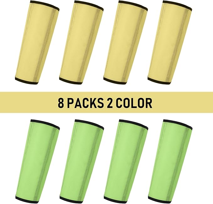 Jexine Set of 8 Mesh Fly Boots for Horse Loose Fitting Non Slip Breathable Horse Fly Leggings Protective Reduces Stress Leg Fatigue Wraps for Preventing Flies Mosquitoes Bite