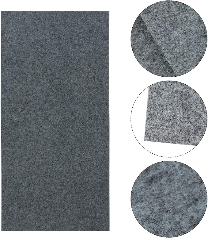 Gadpiparty Reptile Cage Liner Mat Grey Absorbent Substrate Carpet for Lizards Turtles Pet Cage Bedding Reusable Easy-Clean Terrarium Ground Mat for Reptiles