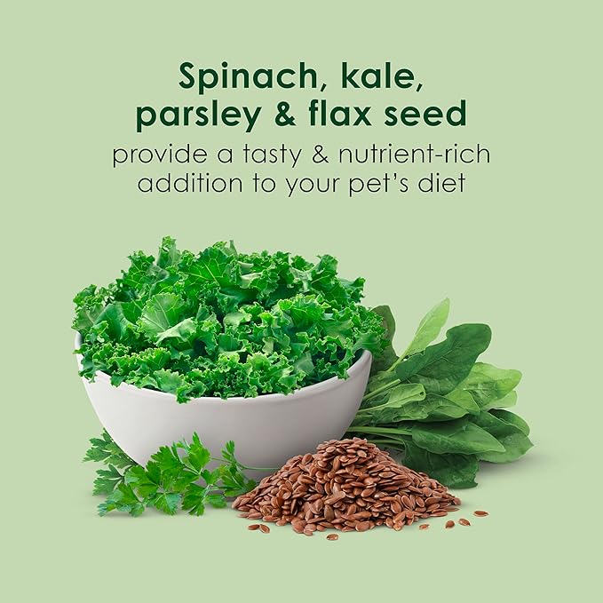 Kaytee Super C Greens, Daily Food Topper with Superfoods for Small Animal Pets, Contains Long-Lasting Vitamin C for Immune Support, 2.75 Ounces (Pack of 4)