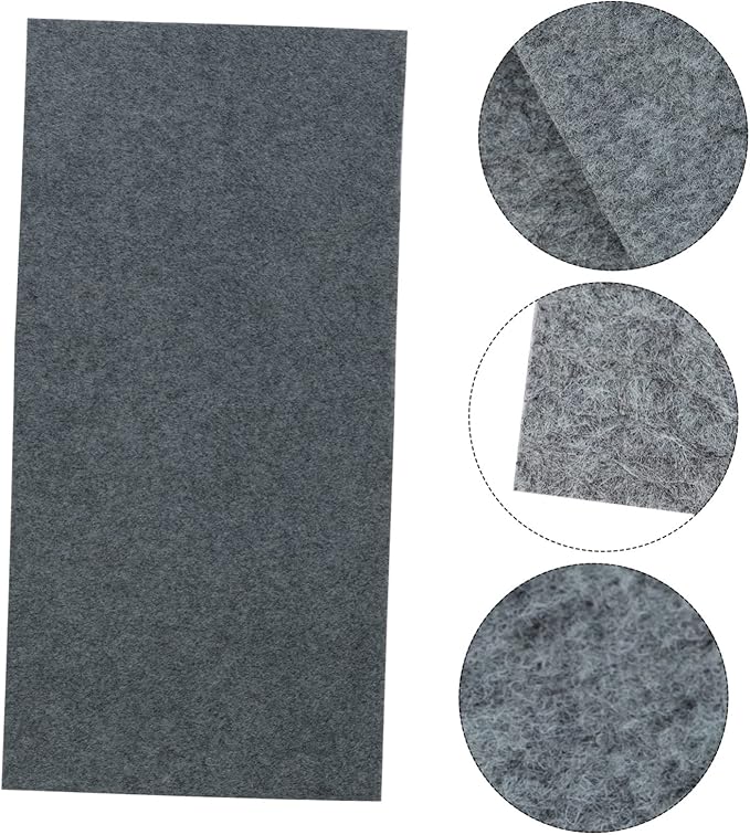 COLLBATH Terrarium Liner Reptile Carpet Mat Grey Water Absorbent Bedding for Turtles Snakes Lizards Easy to Clean Moisture Retaining Substrate