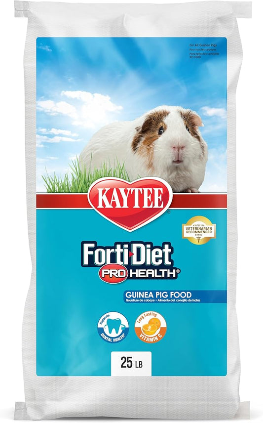 Kaytee Forti Diet Pro Health Guinea Pig Food, 25-Pound