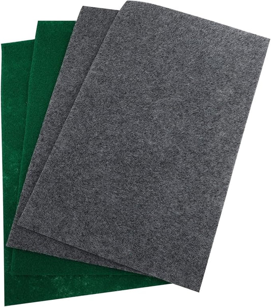 Milisten 4pcs Reptile Carpet Substrate Liner for Terrarium Water-Absorbent Bedding Mats for Snakes Lizards Turtles and Washable and for Habitat Decoration