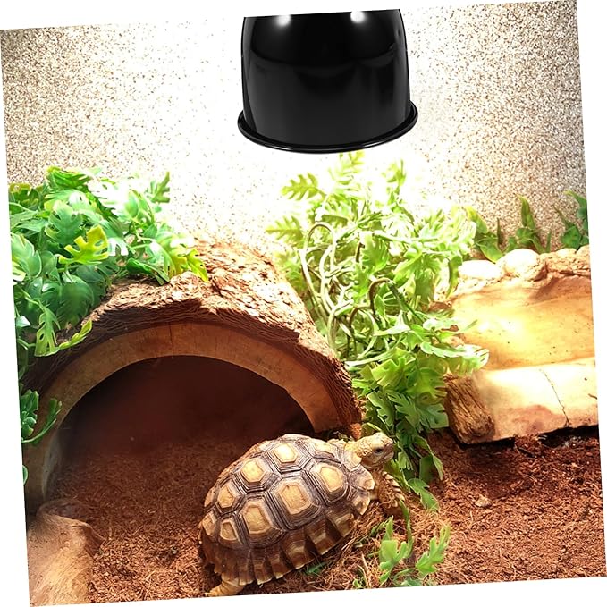 Reptile Heat Lamp Dome Shade Protector for Snakes and Turtles Safety Cover for Terrariums Visibility and Provides Essential Heat