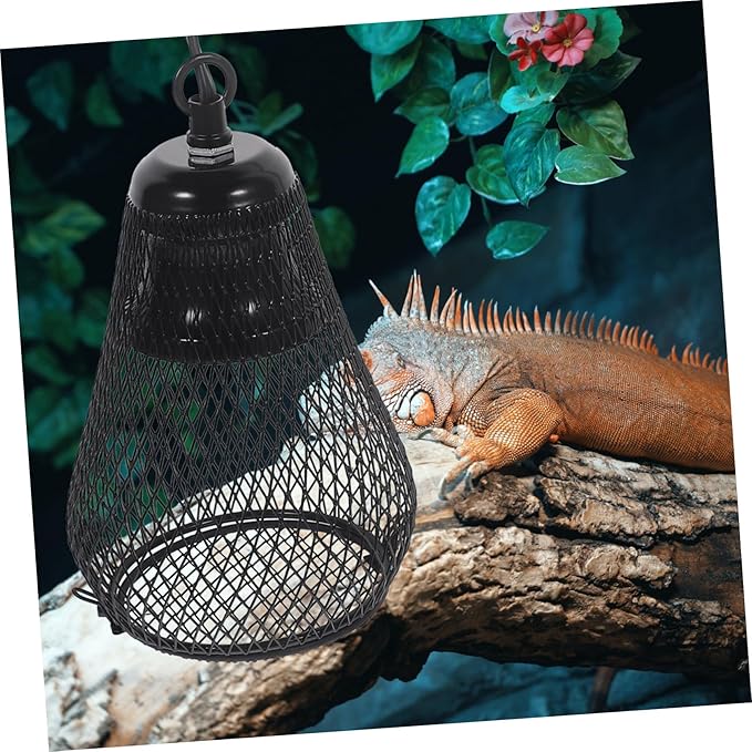 HANABASS Chameleon Cage Accessories Reptile Lamp Cover -Scald Light Cover Heat Lamp for Reptiles