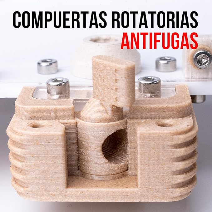 Outworld MK2 2:1 | 3D Anti-Leak Modular Foraging Box for Ants, Terrarium for Ants (White)