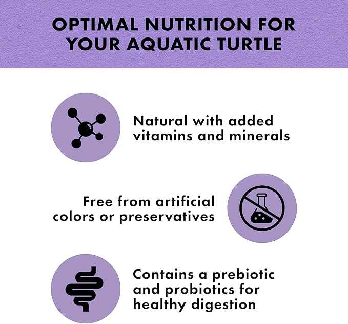 Zilla Pet Aquatic Turtle Sticks, Natural with Added Vitamins and Minerals, Nutrient-Rich Floating Food for Turtles, 1 Pound, Pack of 4