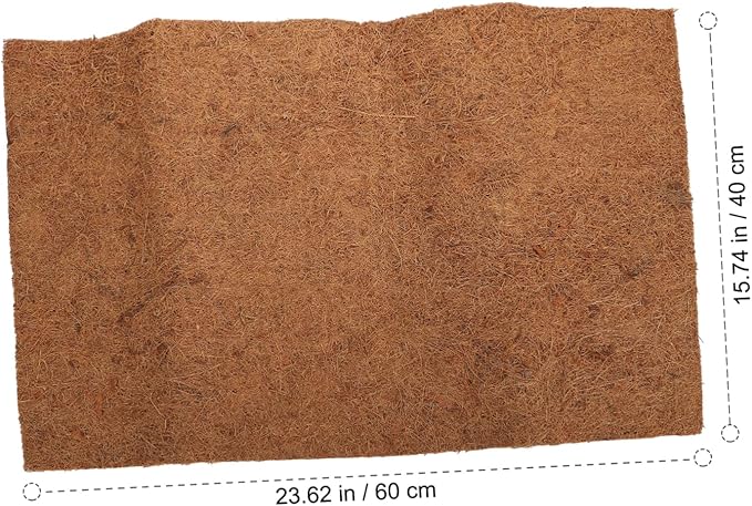 ERINGOGO Terrarium Bedding Reptile Mat Coconut Fiber 60x40cm Reptile Supplies Natural Bedding