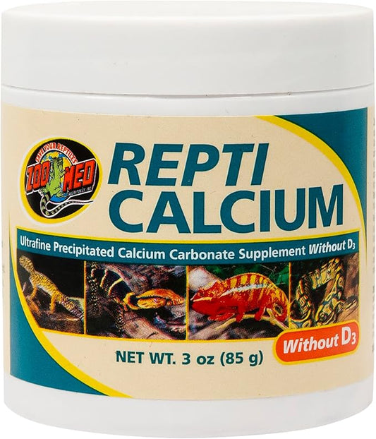 Zoo Med Repti Calcium Without D3 3 oz - Pack of 12