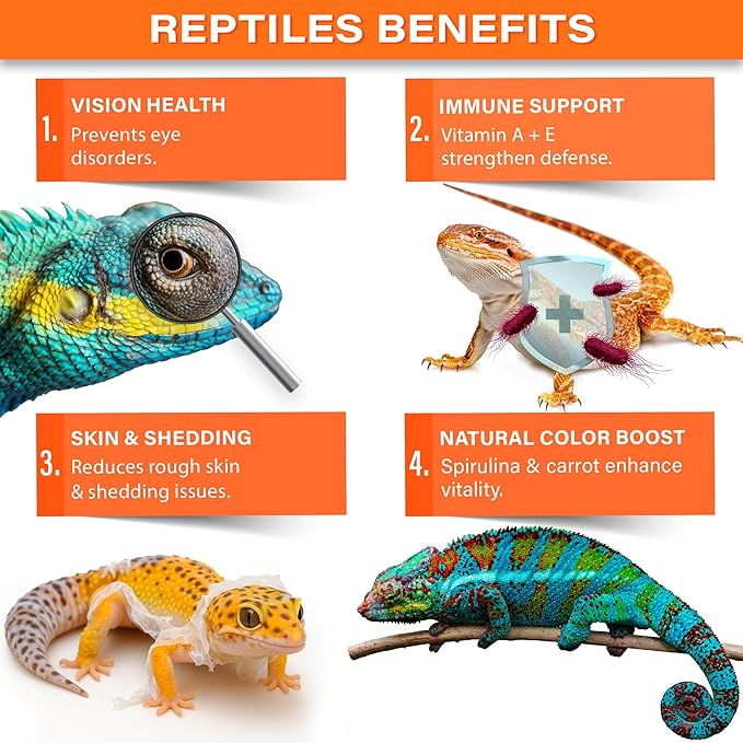 Gargeer 'Vitamin A Plus' Supplement for Reptiles | Retinyl Palmitate + Beta-Carotene | Supports Vision, Skin, Immune & Vitality | Geckos, Dragons, Tortoises, Turtles, Snakes | 3oz | Made in USA !