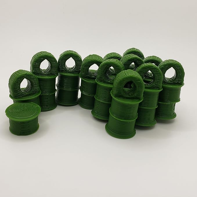 stroodies Magnetic Plant Holders for Terrariums & More | 12-Pairs | Leaf Green |